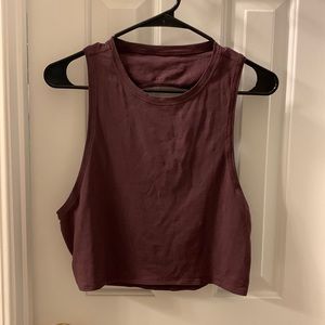 Lululemon cut back crop top